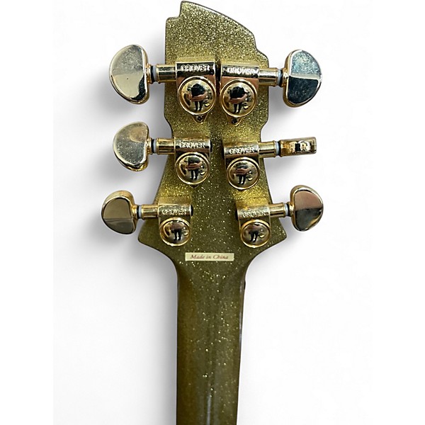 Used Switch Signature Vibracell Metallic Gold Solid Body Electric Guitar