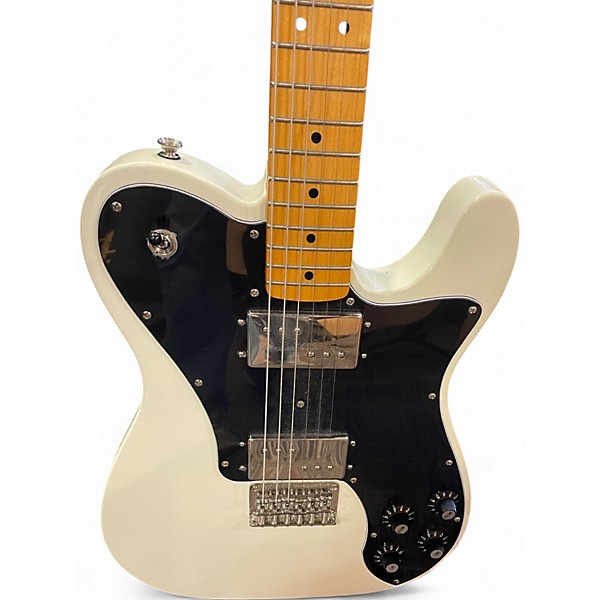 Used Squier telecaster classic 70s deluxe Alpine White Solid Body Electric Guitar
