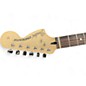 Used Fender Tom Delonge Signature Stratocaster Graffiti Yellow Solid Body Electric Guitar