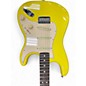 Used Fender Tom Delonge Signature Stratocaster Graffiti Yellow Solid Body Electric Guitar