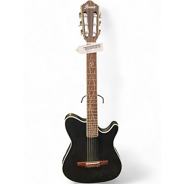Used Ibanez tod10n tkf Black Acoustic Electric Guitar