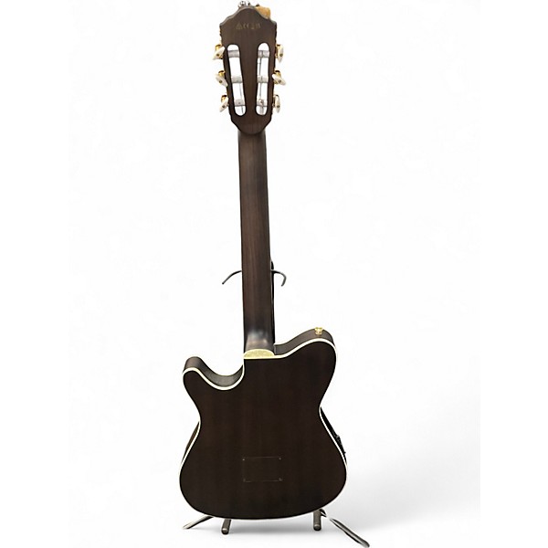 Used Ibanez tod10n tkf Black Acoustic Electric Guitar