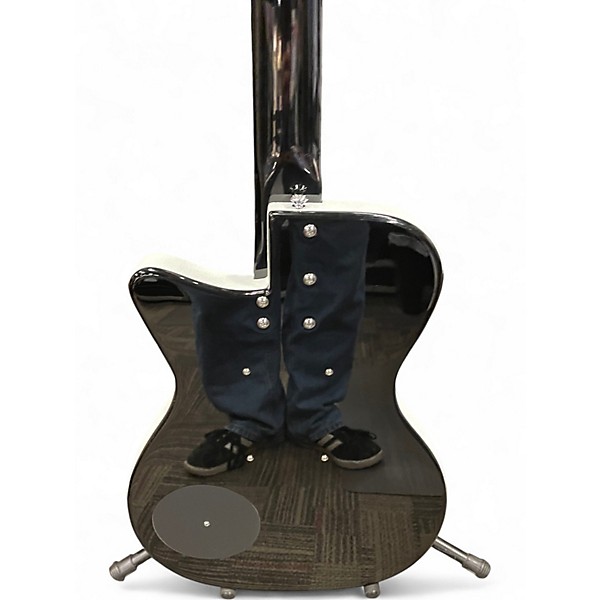 Used Danelectro U2 Black Solid Body Electric Guitar