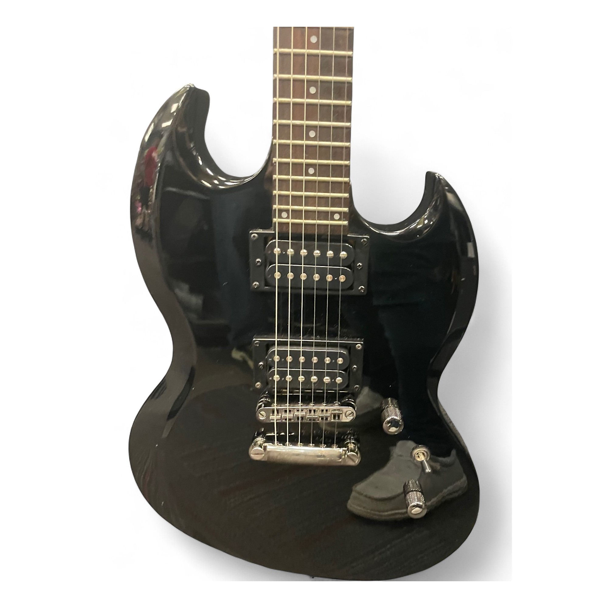 Used ESP LTD Viper 10 Black Solid Body Electric Guitar Black