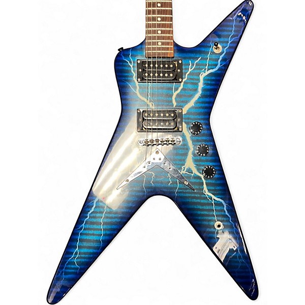Used Washburn DIME 332 Blue Solid Body Electric Guitar