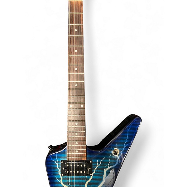 Used Washburn DIME 332 Blue Solid Body Electric Guitar