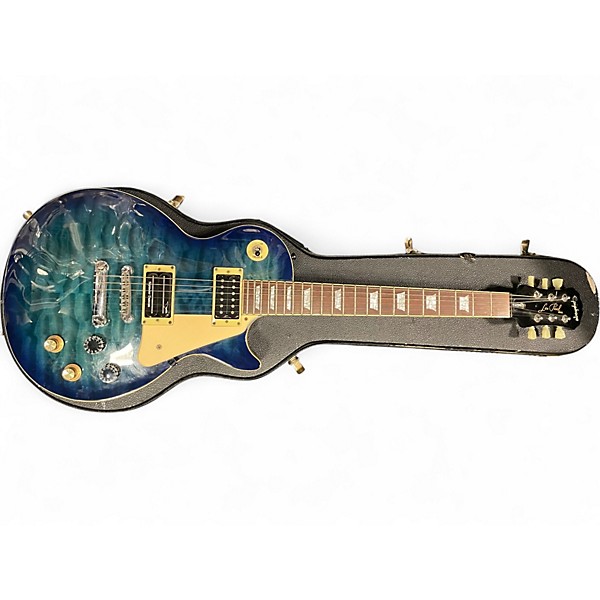 Used Epiphone Les Paul Plustop Pro Blue Burst Solid Body Electric Guitar