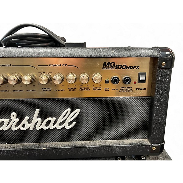 Used Marshall MG100HDFX 100W Solid State Guitar Amp Head