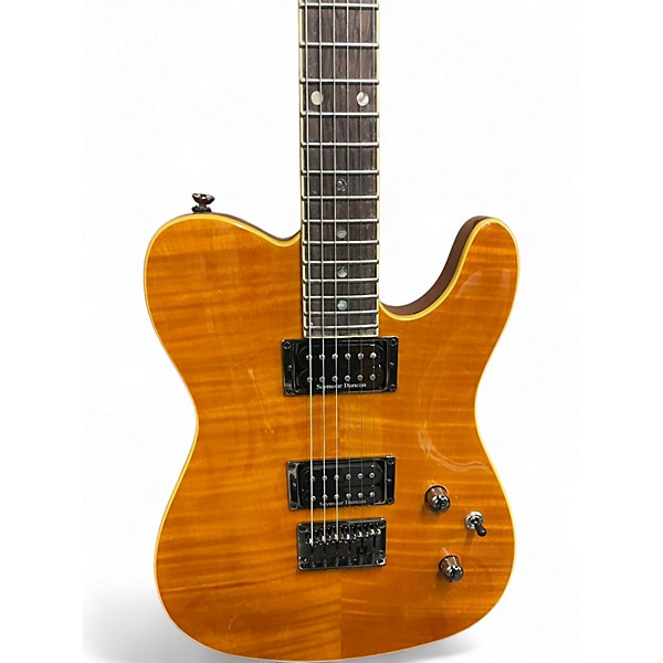 Used Fender FMT Telecaster Amber Solid Body Electric Guitar