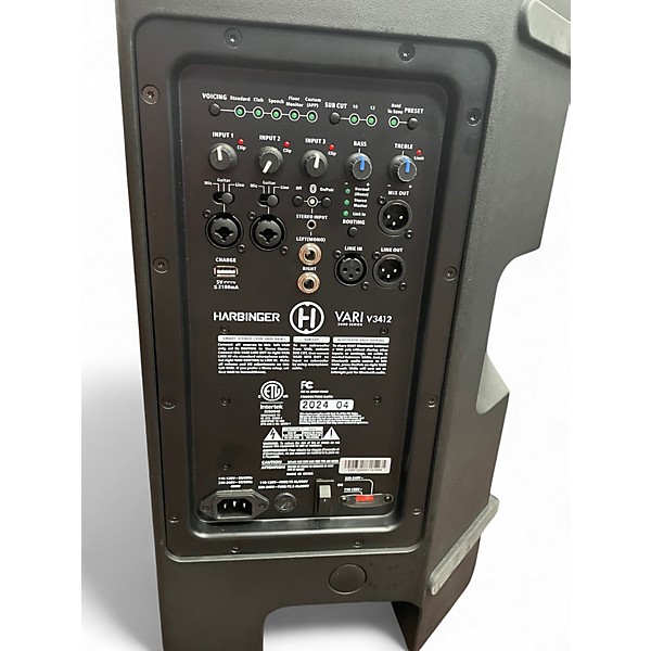 Used Harbinger VARI V3412 Powered Speaker