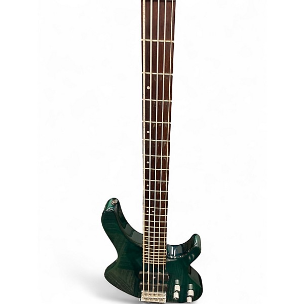 Used Washburn xb500 Green Electric Bass Guitar