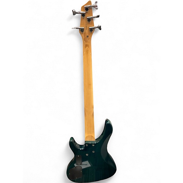 Used Washburn xb500 Green Electric Bass Guitar