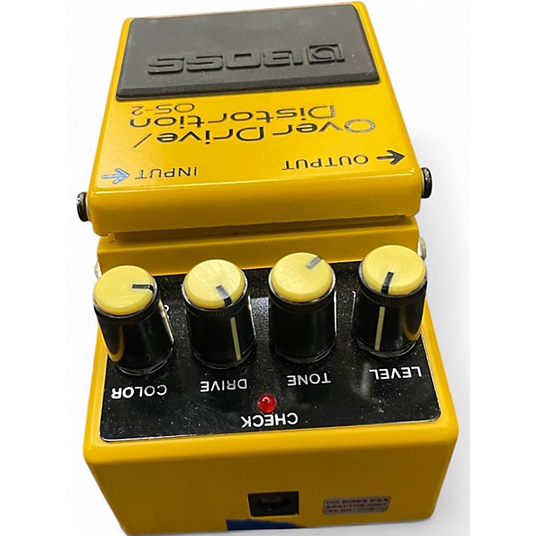 Used BOSS OS2 Overdrive Distortion Effect Pedal