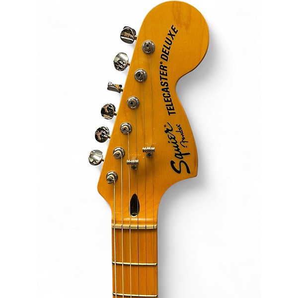 Used Squier Affinity Telecaster Deluxe Ebony Solid Body Electric Guitar