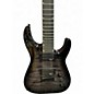 Used Jackson JS22-7 Dinky 7 String Black Solid Body Electric Guitar