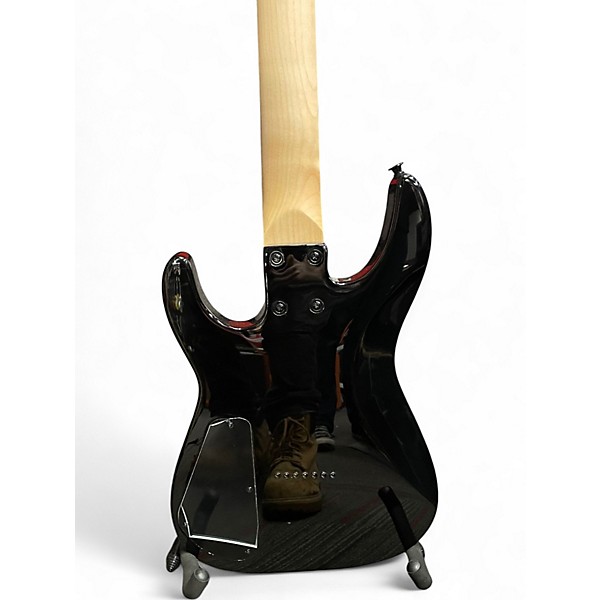 Used Jackson JS22-7 Dinky 7 String Black Solid Body Electric Guitar