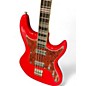 Used Hofner Galaxie Bass Red Electric Bass Guitar