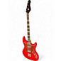 Used Hofner Galaxie Bass Red Electric Bass Guitar