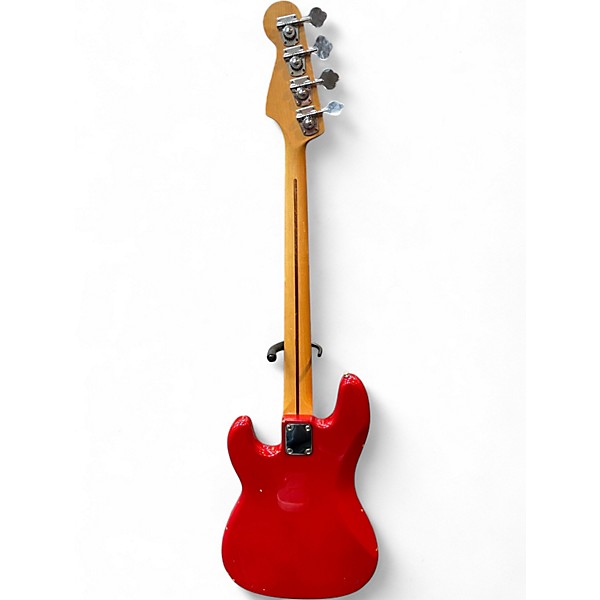 Used Miscellaneous double cut Red Electric Bass Guitar