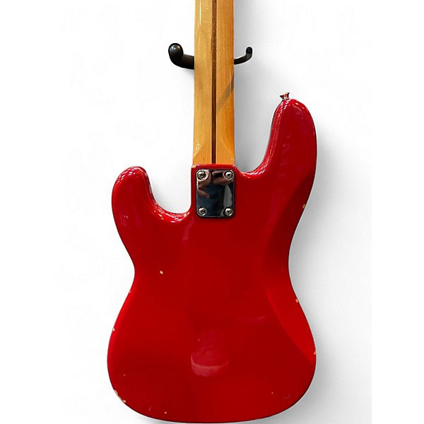 Used Miscellaneous double cut Red Electric Bass Guitar