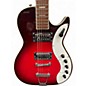 Used Silvertone 1423 Jupiter Metallic Candy Red Burst Solid Body Electric Guitar