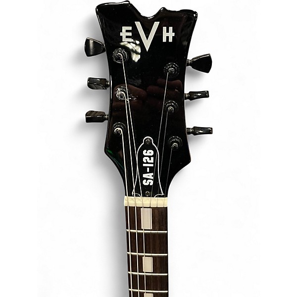 Used EVH sa-126 Black Hollow Body Electric Guitar