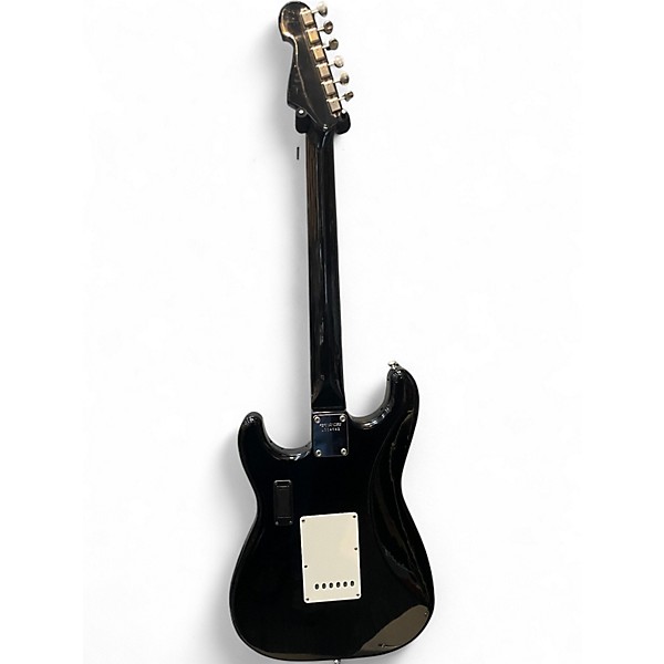 Vintage 1980s Fernandes doublecut Black Solid Body Electric Guitar