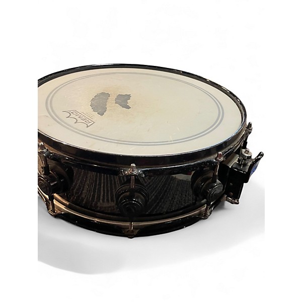 Used DW 14X5 Collector's Series Metal Snare Metallic Black Drum