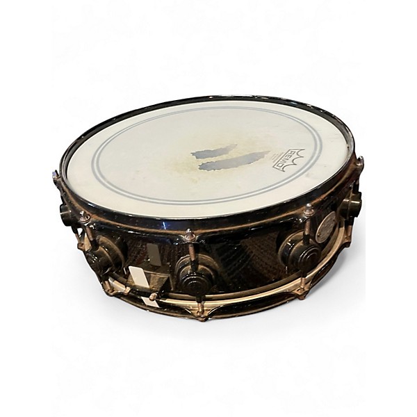 Used DW 14X5 Collector's Series Metal Snare Metallic Black Drum