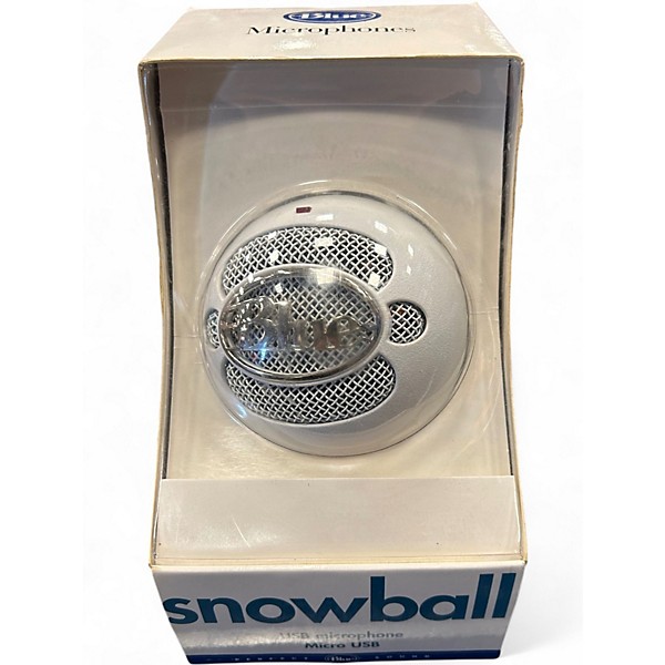 Used Blue Snowball USB Microphone