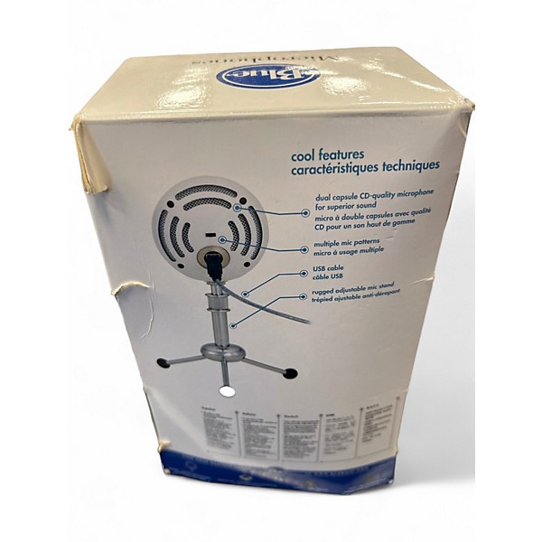 Used Blue Snowball USB Microphone
