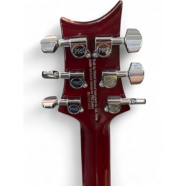 Used PRS Singlecut SE Trans Crimson Red Solid Body Electric Guitar