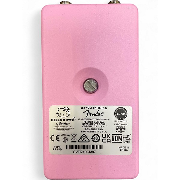 Used Fender HELLO KITTY FUZZ Effect Pedal