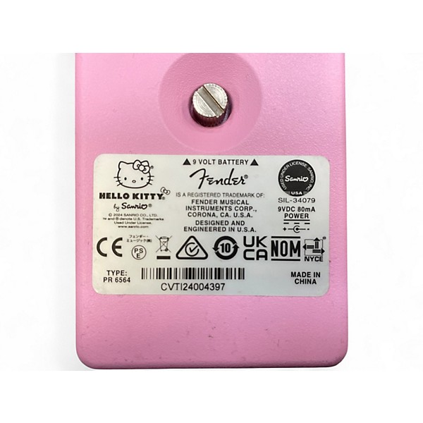 Used Fender HELLO KITTY FUZZ Effect Pedal