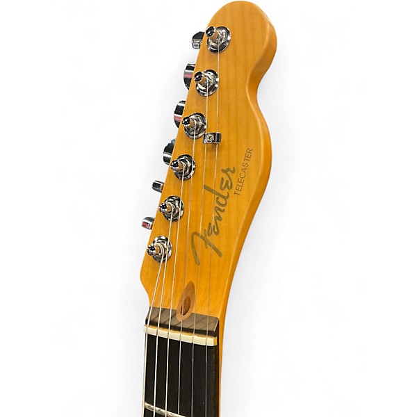 Used Fender American Ultra Telecaster Gold Solid Body Electric Guitar