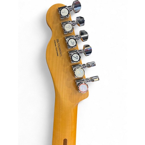 Used Fender American Ultra Telecaster Gold Solid Body Electric Guitar