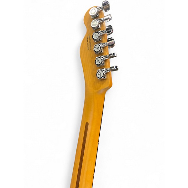 Used Fender American Ultra Telecaster Gold Solid Body Electric Guitar