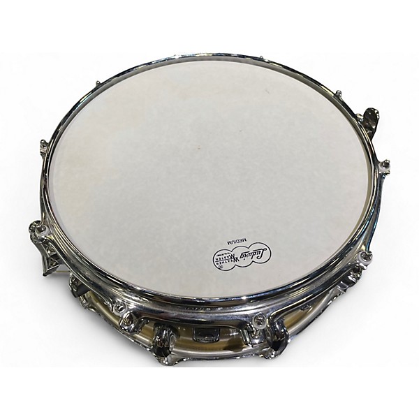 Used Mapex 14in Black Panther Metallion Metallic Gold Drum