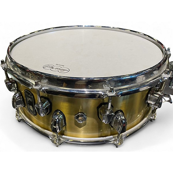 Used Mapex 14in Black Panther Metallion Metallic Gold Drum
