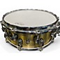 Used Mapex 14in Black Panther Metallion Metallic Gold Drum