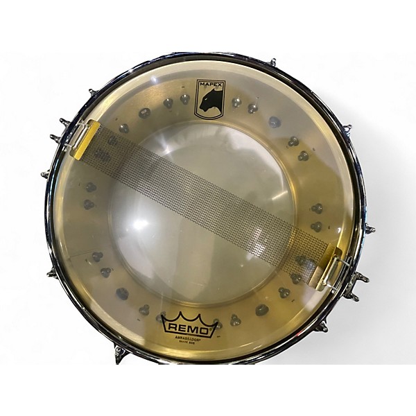 Used Mapex 14in Black Panther Metallion Metallic Gold Drum