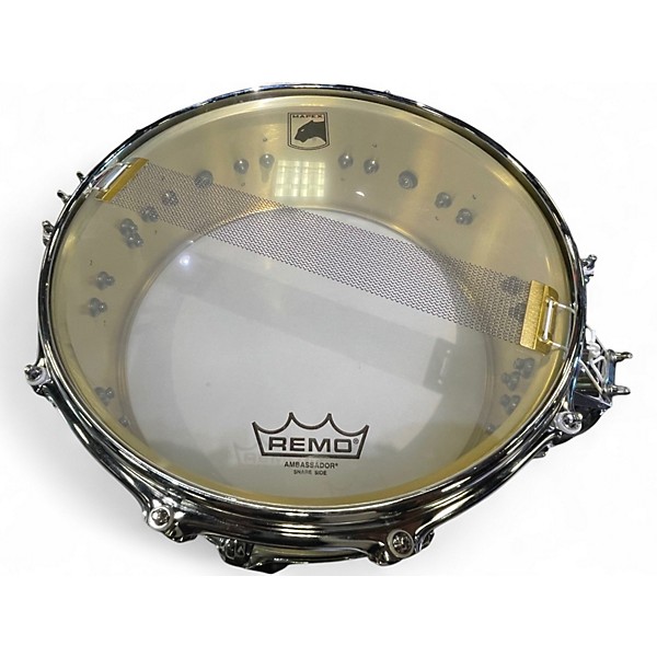 Used Mapex 14in Black Panther Metallion Metallic Gold Drum