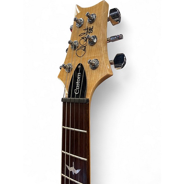 Used PRS SE Custom 22 Semi-Hollowbody Yellow Hollow Body Electric Guitar