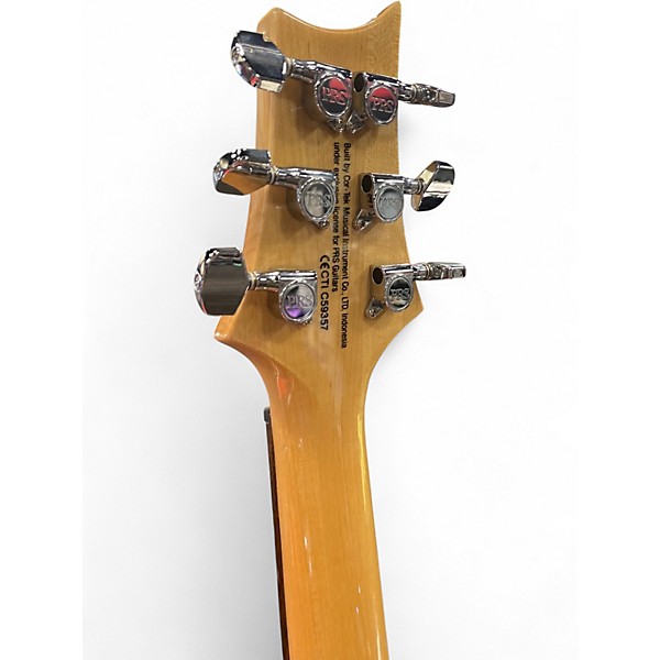 Used PRS SE Custom 22 Semi-Hollowbody Yellow Hollow Body Electric Guitar