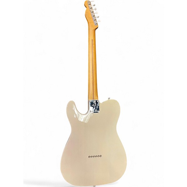 Used Fender GOLD FOIL TELECASTER White Solid Body Electric Guitar