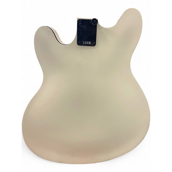 Used Fender TOM DELONGE STARCASTER White Hollow Body Electric Guitar