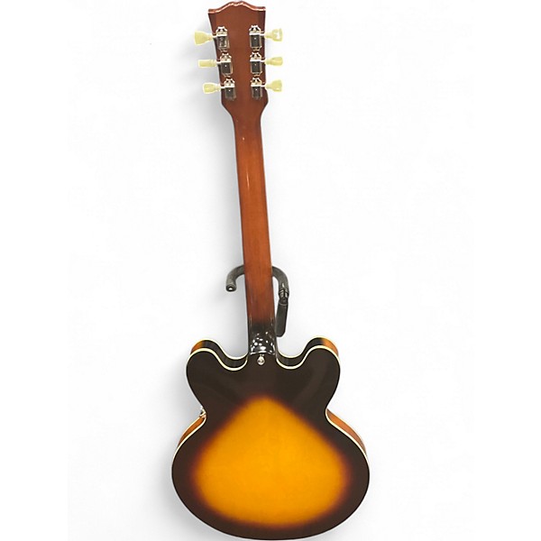 Used Epiphone 335 Inspired by gibson 2 Color Sunburst Hollow Body Electric Guitar
