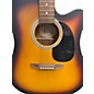 Used Fender FA-25CE Tobacco Sunburst Acoustic Electric Guitar