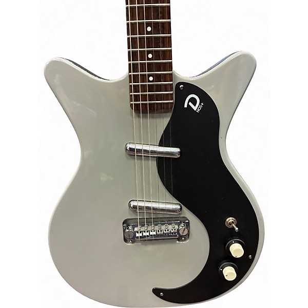 Used Danelectro '59M NOS+ Gray Solid Body Electric Guitar