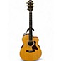 Used Taylor 214CE Deluxe Natural Acoustic Electric Guitar thumbnail